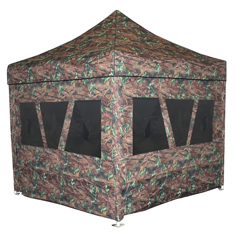 King Canopy 2 in 1 Hunting Blind & Instant Pop Up Tent 10'x10' 1 ...