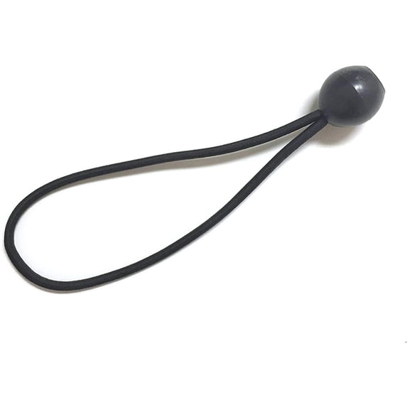 King Canopy 8 inch Black Ball Bungee Straps - 25 pack