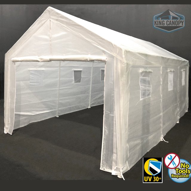 King Canopy Hercules 10x20 Canopy W Greenhouse Cover