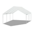 thumbnail image 1 of King Canopy Hercules 18' x 20', 2-Inch Steel Frame, 8-Leg, Carport, White, 1 of 8