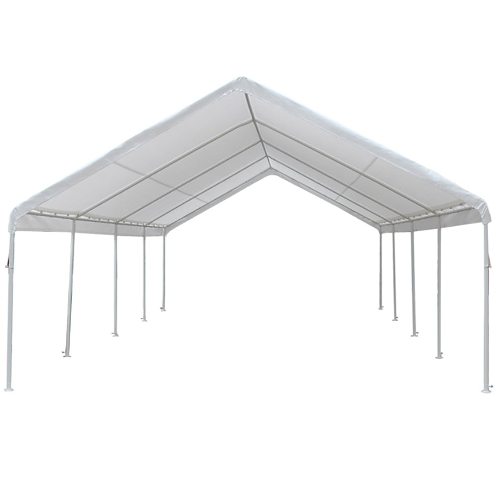 King Canopy Hercules 18′ x 27′, 2-Inch Steel Frame, 10-Leg, Carport, White Sansujyuku sansujyuku.com