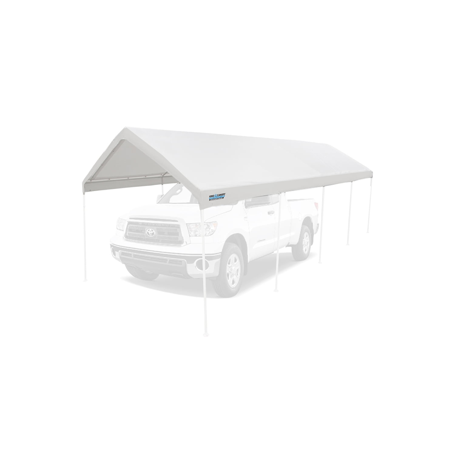 White Rectangular Water-Resistant Garden Canopy Cover