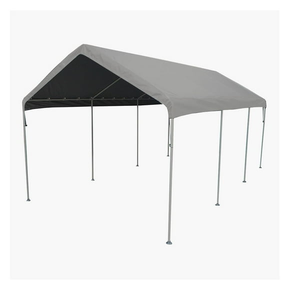 King Canopy Replacement Drawstring Cover 10ft x 20ft, Fits 10ft 8in x 20ft A-Frame, Gray