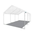 thumbnail image 1 of King Canopy Universal Canopy 12' x 20' , 1 3/8-Inch Powder Coated Steel Frame, 8 Leg, White, 1 of 9