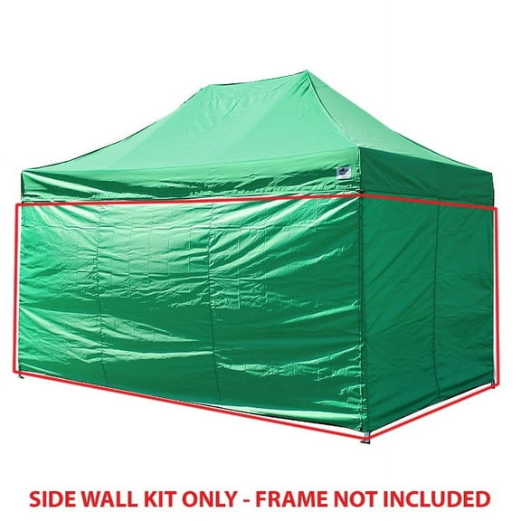 King Canopy Universal Instant 10x15 Side Walls - 4 Pack, Green