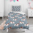 thumbnail image 1 of King Charles Cavalier Duvet Cover and Pillowcase Set for Single Bedding, Bedroom Accessories for Kids Teens, 1 of 5
