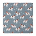 thumbnail image 1 of King Charles Cavalier Square Fitted Tablecloth with Elastic Edge,Square Table Cover,Washable Elastic Table Cover for Home Kitchen Party Decor 34"x34", 1 of 6
