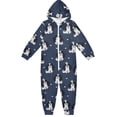 thumbnail image 1 of King Charles Dog Pattern One Piece Pajamas Soft Jumpsuit Cozy Sleep and Play Romper Zipper and Pockets 13Y-14Y, 1 of 8