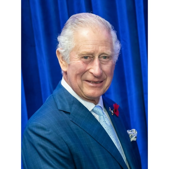 King Charles III Third of England Scotland United Kingdom Glasgow Photo Extra Large XL Wall Art Poster Print