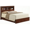 thumbnail image 1 of King Cherry Finish Storage Bed - 48"H, 80"W, 87"D, 1 of 6