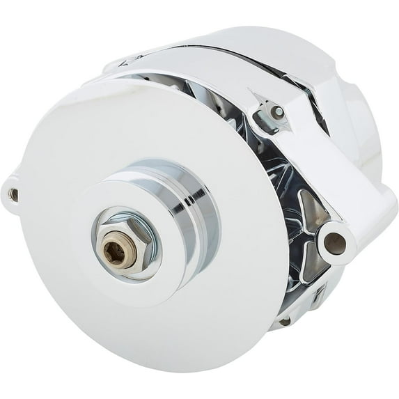 King Chrome GM One Wire Alternator, 100 Amp