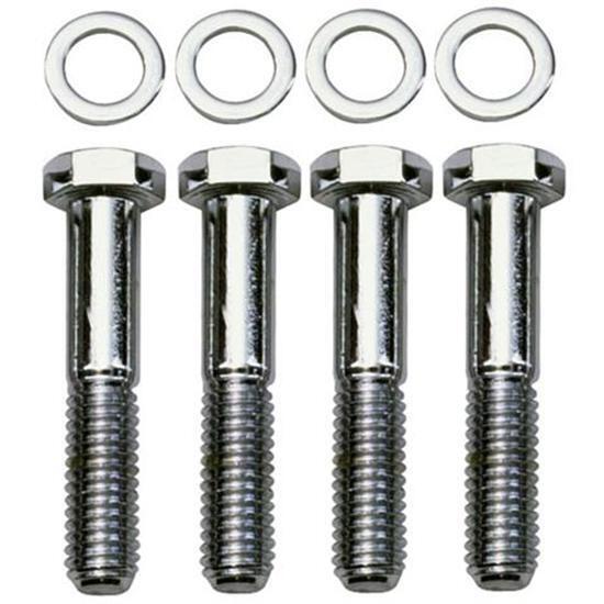 King Chrome Long Water Pump Bolt Kit, Fits Chevy Small Block