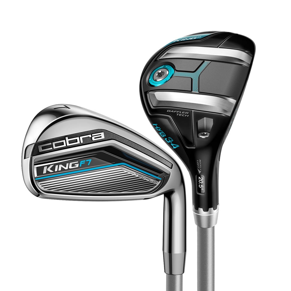 NEW Cobra Women's King F7 5-6H,7-PW+SW Iron Set Graphite Fujikura Pro 55g  Shafts