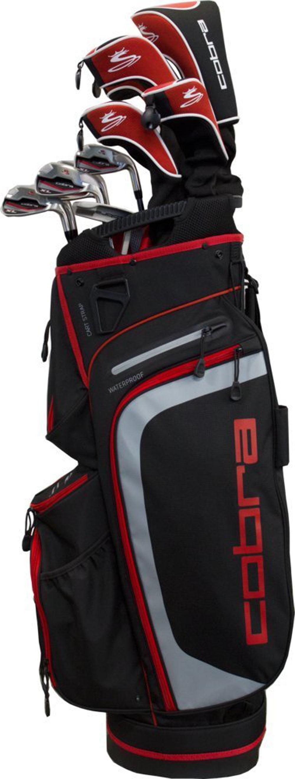 King Cobra XL Complete Set (Men's REGULAR, Black/Red, 13pc, LEFT) NEW