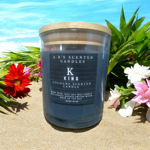 A.B's Scented Candles 16 oz Cologne Scented Container Candle with 60 Hour Burn Time, 3-Wick, Soy Wax