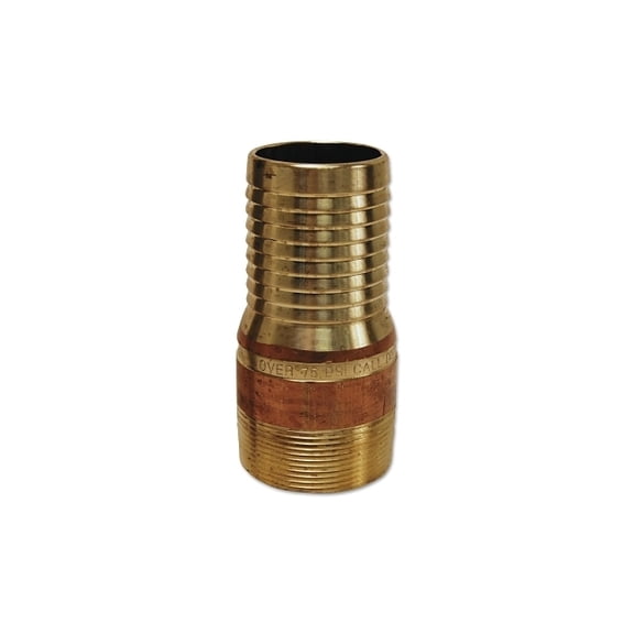 King Combination Nipples, 2 in x 2 in (NPT) Male, Brass