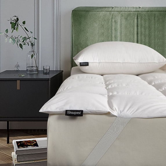 King Cotton Blend RDS Down Mattress Topper - Beautyrest