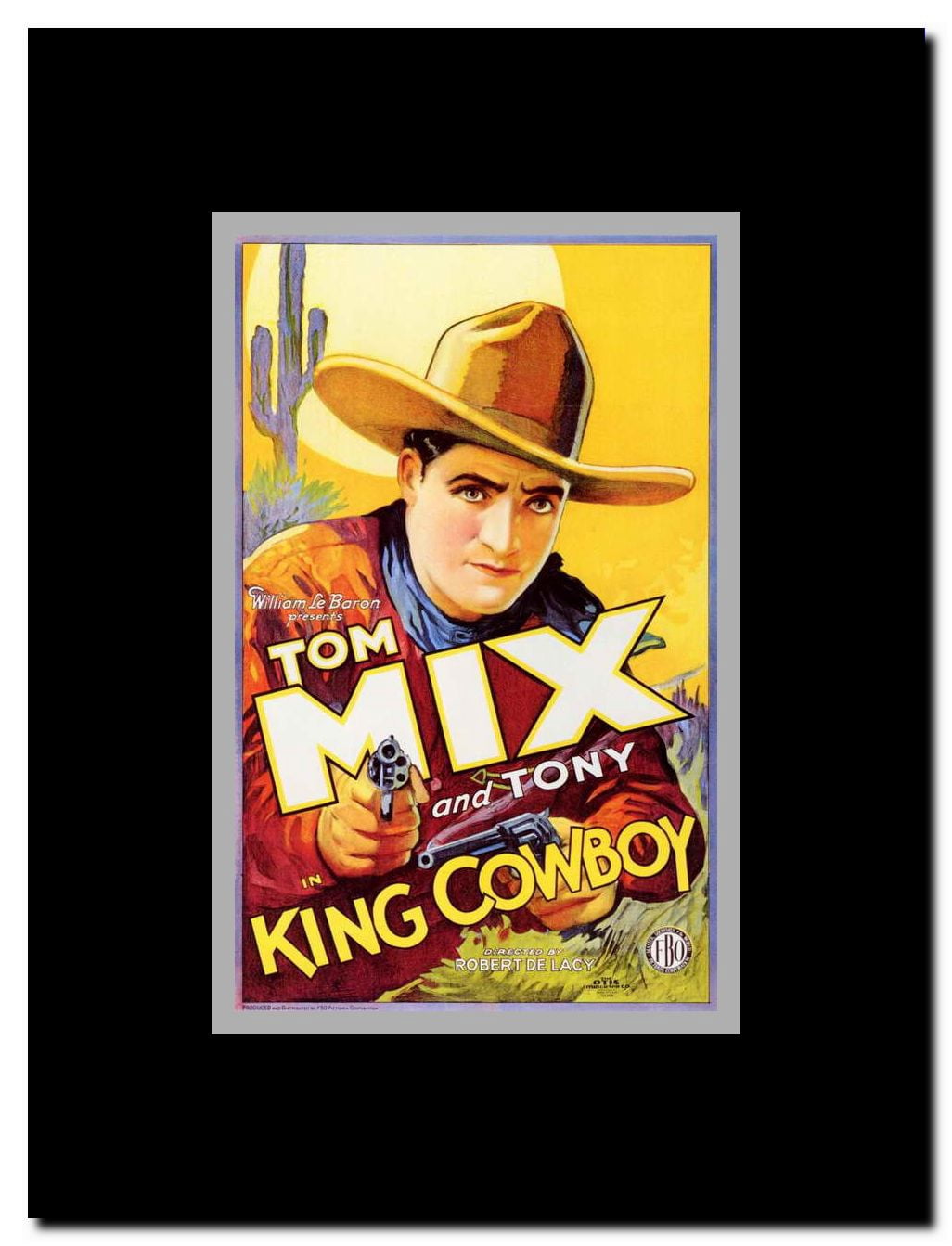 King Cowboy Framed Movie Poster