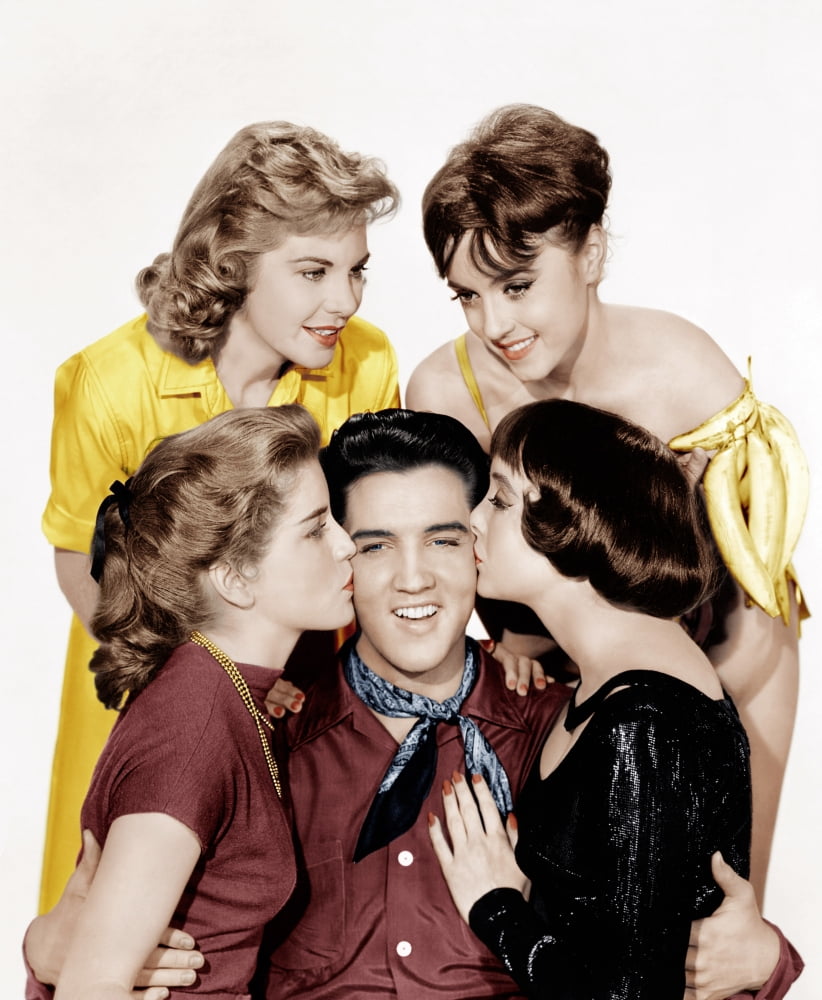 King Creole Elvis Presley (Center) With (Clockwise From Left): Dolores Hart  Jan Shepard Liliane Montevecchi Carolyn Jones 1958 Photo Print (16 x 20) -  Walmart.com