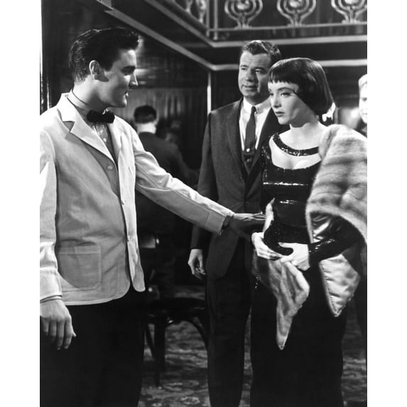 King Creole Elvis Presley Walter Matthau Carolyn Jones 1958 Photo Print (16 x 20)