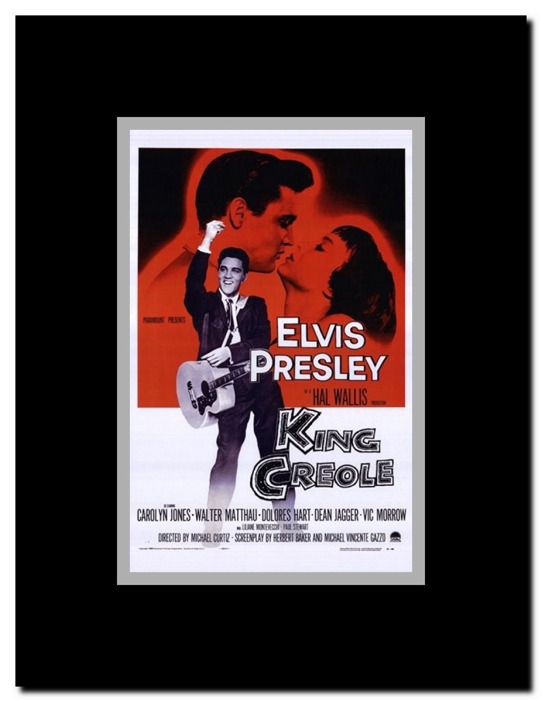 King Creole Framed Movie Poster