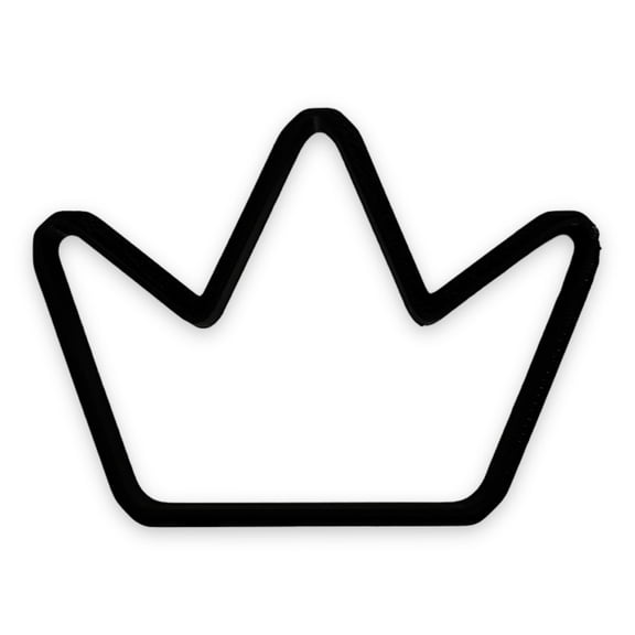 King Crown Cookie Cutter with Easy Push Design