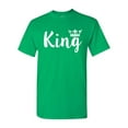thumbnail image 1 of King Crown Couple Love Matching Relationship Funny DT Adult T-Shirt Tee, 1 of 2