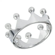 King Crown Eternity Wholesale Prince Royal Ring Sterling Silver Band 925 Jewelry Female Male Size 9