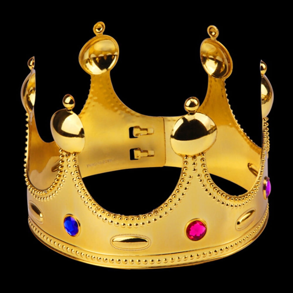 King Crown Hat Plastic Princess Crown,King Crown Gold