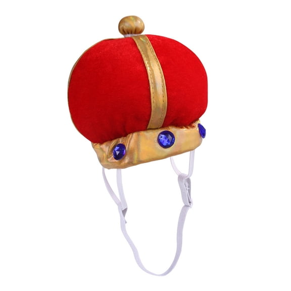 King Crowns Style Pet Cap Gentle Cloth For Tiny Dogs And Cats Holiday Celebration Picture Accessory