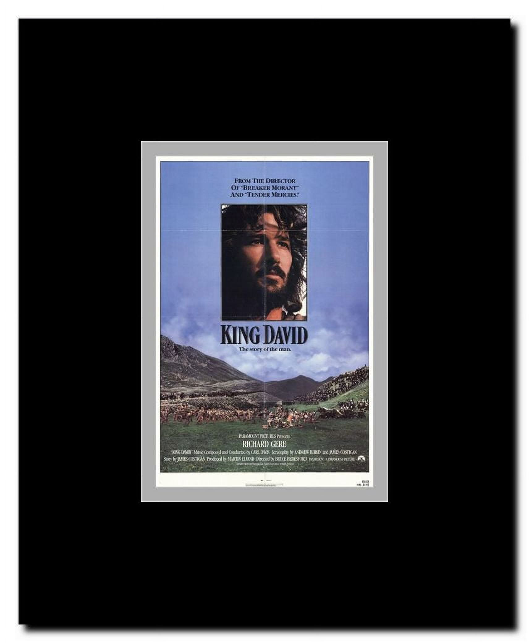 King David Framed Movie Poster