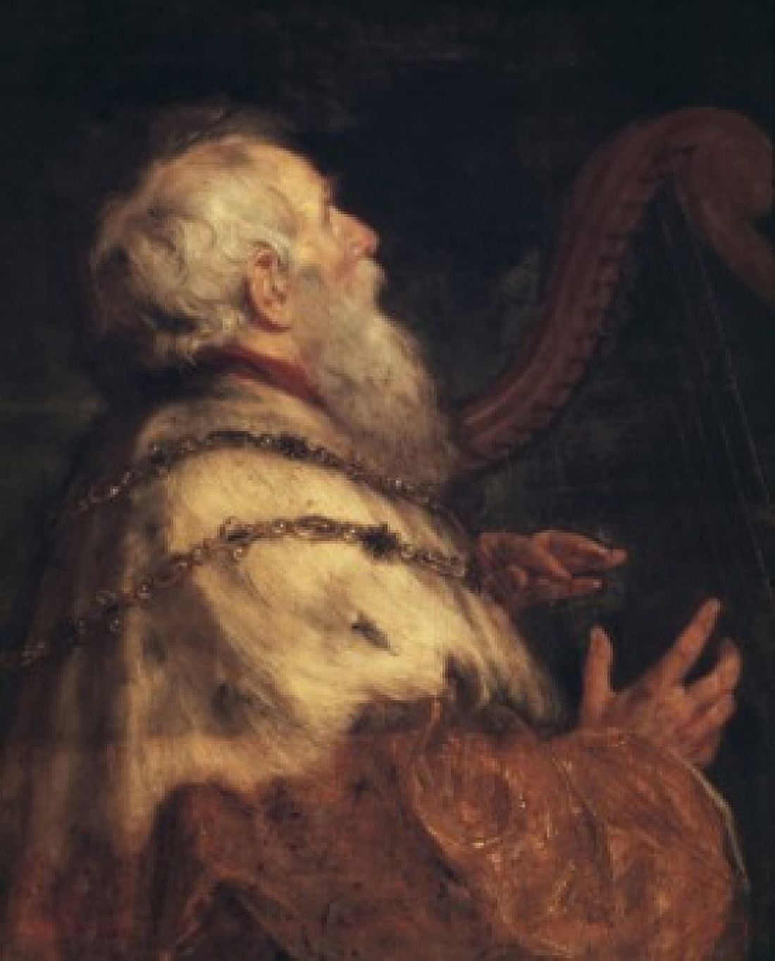 King David, Peter Paul Rubens (15771640/Flemish), Oil on Wood Panel, Stadel Art Institute
