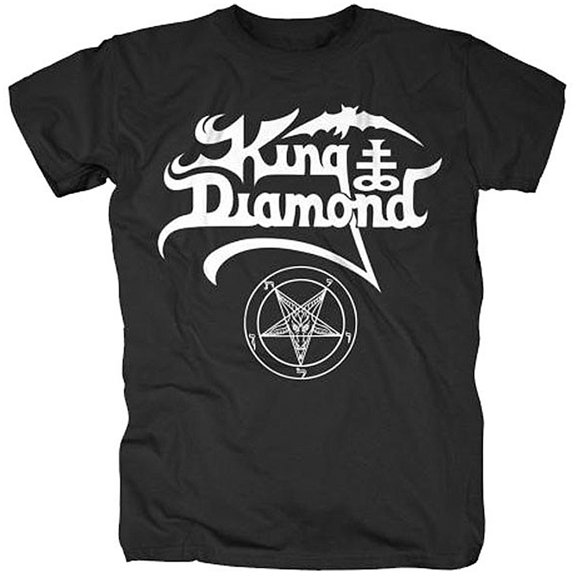 King Diamond Men's Name Logo T-Shirt Black M