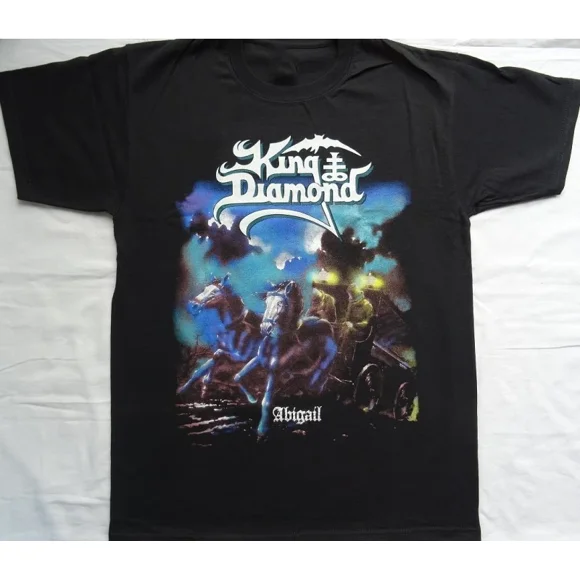 King Diamond t-shirt Abigail Short Sleeve Cotton Black All Size T-Shirt