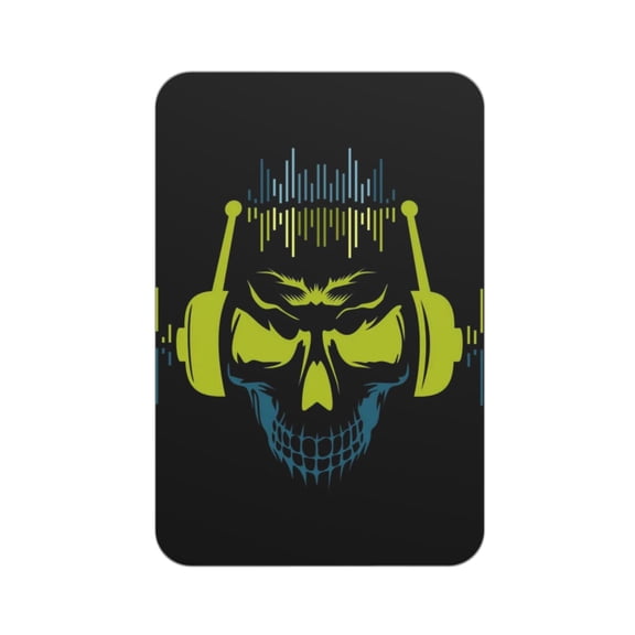 King Dj Skull Acrylic Fridge Magnets Decorative Refrigerator Magnets for Kitchen Office Whiteboard Locker