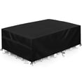 thumbnail image 1 of King Do Way 110" x 80" x 41" Black Rectangle Patio Furniture Set Cover, 1 of 6