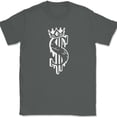 thumbnail image 1 of King Dollar Street Wear T-Shirt Funny Match Shoes Humor Bear Graphic Tee - Charcoal, S, 1 of 1
