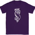 thumbnail image 1 of King Dollar Street Wear T-Shirt Funny Match Shoes Humor Bear Graphic Tee - Purple, XL, 1 of 1