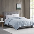 thumbnail image 1 of King Down Alternative Blanket with Satin Trim, Soft Lightweight Bed Blanket For All Season, Breathable Blanket for Home, Blue, 1 of 7