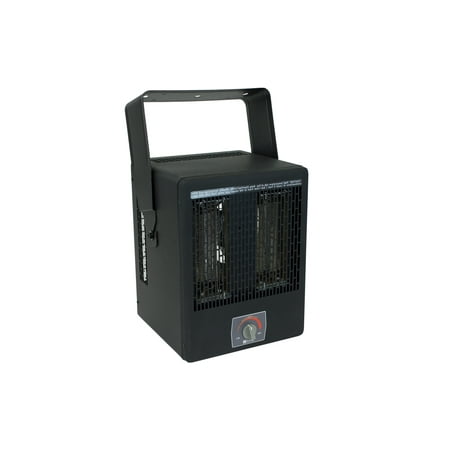 King Electric 240V 5000W Electric Garage Heater, Black, EKB2450TB