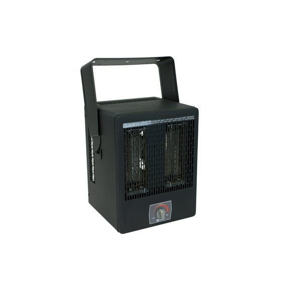 King Electric 240V 5000W Electric Garage Heater, Black, EKB2450TB