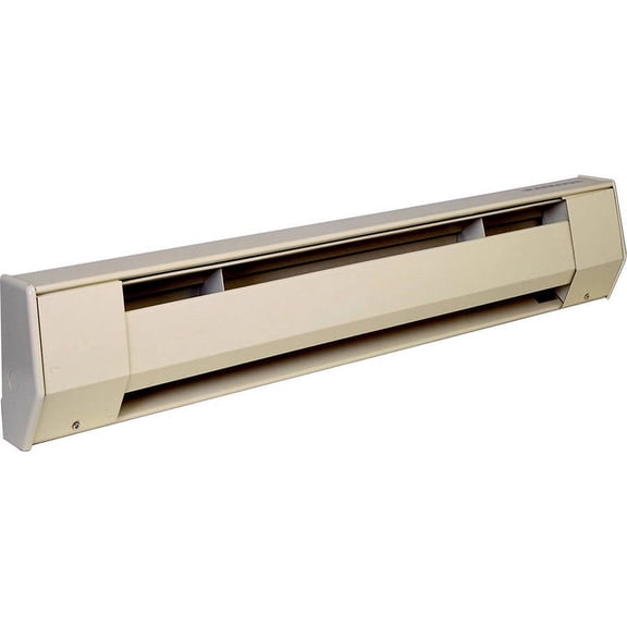King Electric 4' Baseboard Heater, 1000-750W / 240-208V, Almond, 4K2410A