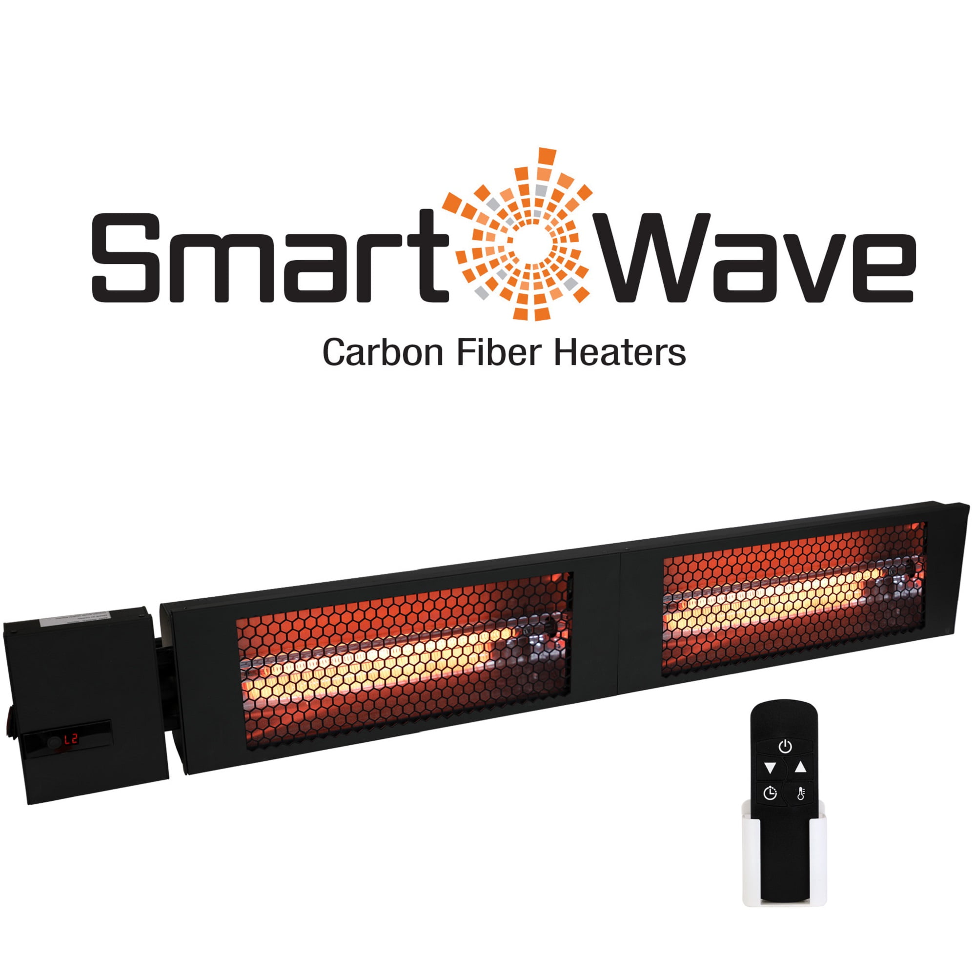 King Electric 42" Infrared Radiant Patio Heater, 3000W, Remote Control