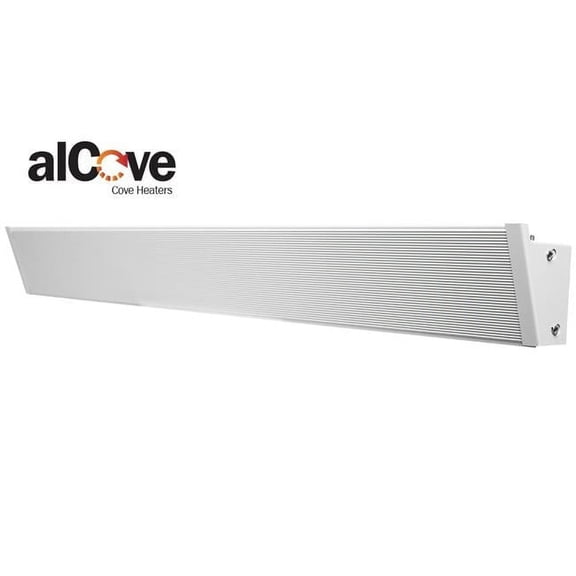 King Electric  47 in. 240&208V KCV Cove Heater - 560 & 420W, White