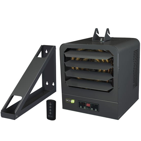 King Electric KB ECO2S 2-Stage Electric Garage Heater, 7.5KW / 240V, Gray
