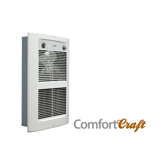 King Electric LPW ComfortCraft 2750W / 120V Electric Wall Heater, White Dove