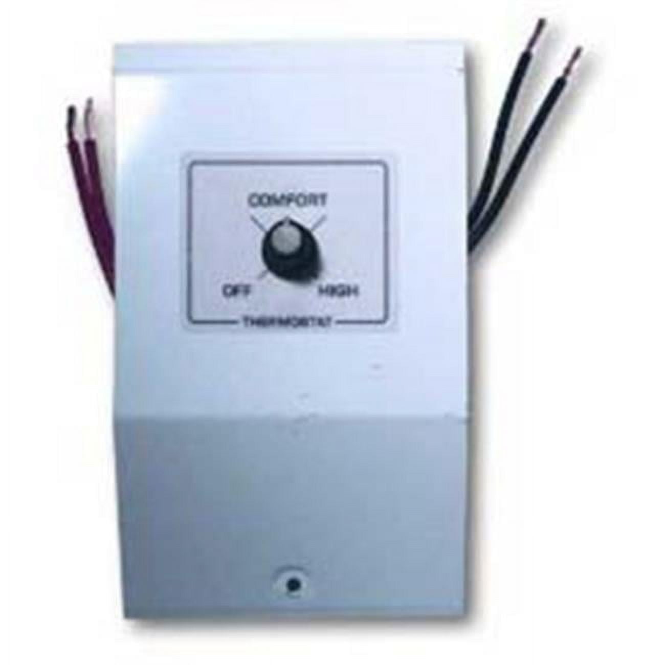 King Electric Manufacturing  22A Double Pole Built-In Thermostat Kit, White