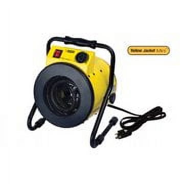 King Electric Portable Heater, 1500W / 120V, Yellow, PSH1215T - Walmart.com