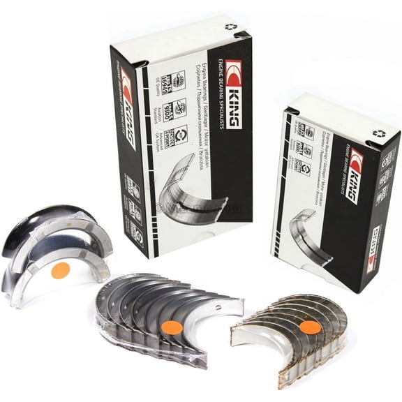 King Engine +.020 under size Rod & Main Bearing Sets compatible with 1999-10 4.8L 5.3L 6.0L VORTEC Chevy LS (+.020" Under Size)