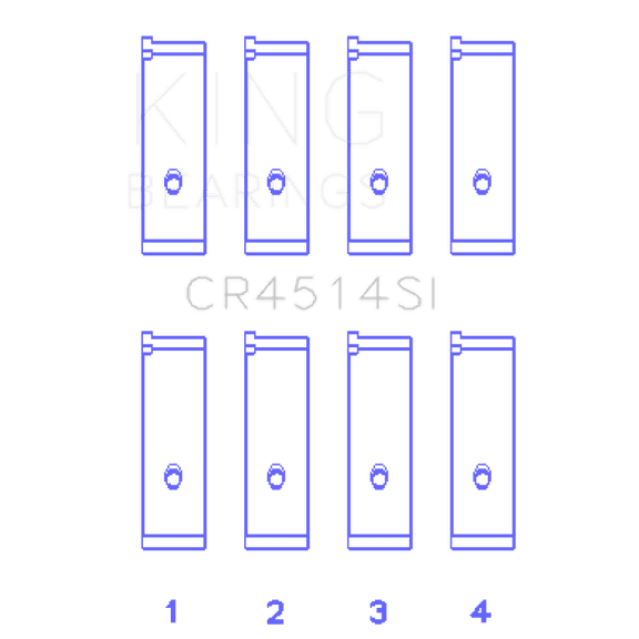 King Engine Bearings CONNECTING ROD BEARING SET For TOYOTA 1AZFE, 2AZFE Fits select: 2002-2011 TOYOTA CAMRY, 2001-2008 TOYOTA RAV4